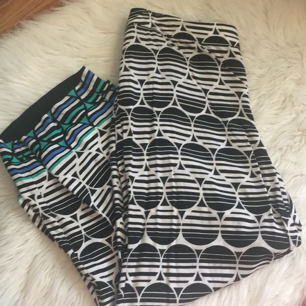 Multi Print Wide Legged Pants